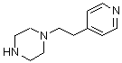 structure of CAS# 53345-16-7, 1-[2-(4-Pyridinyl)Ethyl]-Piperazine;Piperazine, 1-[2-(4-Pyridinyl)Ethyl]- (9CI)