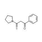 CAS#: 53354-70-4， 1-Phenyl-3-(1-Pyrrolidinyl)-3-Thioxo-1-Propanone