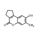 CAS#: 533884-91-2， 8-Hydroxy-7-Methyl-2,3-Dihydrocyclopenta[c]Chromen-4(1H)-One