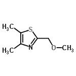 CAS#: 533885-39-1， 2-(Methoxymethyl)-4,5-Dimethyl-1,3-Thiazole
