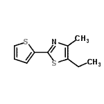 CAS#: 533886-00-9， 5-Ethyl-4-Methyl-2-(2-Thienyl)-1,3-Thiazole