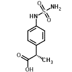 CAS#: 533931-86-1， (2S)-2-[4-(Sulfamoylamino)Phenyl]Propanoic Acid