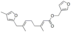 CAS#: 53492-34-5， (2E,6E)-3,7-Dimethyl-8-(4-Methyl-2-Furyl)-2,6-Octadienoic Acid 3-Furylmethyl Ester
