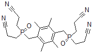 CAS#: 53506-00-6， 3-[[4-[Bis(2-cyanoethyl)phosphorylmethyl]-2,3,5,6-tetramethyl-phenyl]methyl-(2-cyanoethyl)phosphoryl]propanenitrile