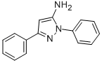 structure of CAS# 5356-71-8, 5-Amino-1,3-Diphenylpyrazole;2,5-Di(Phenyl)-3-Pyrazolamine;[2,5-Di(Phenyl)Pyrazol-3-Yl]Amine;Zinc00086001