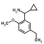 CAS#: 535926-43-3， 1-Cyclopropyl-1-(5-Ethyl-2-Methoxyphenyl)Methanamine