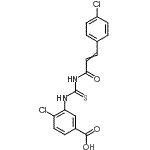 CAS#: 535957-37-0， 4-Chloro-3-({[3-(4-Chlorophenyl)Acryloyl]Carbamothioyl}Amino)Benzoic Acid