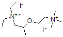 CAS 登录号：53597-29-8， N,N-二乙基-N-甲基-2-(2-(三甲基铵基)乙氧基)-1-丙铵二碘化物