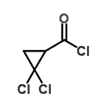 结构式 CAS# 5365-15-1, 2,2-二氯环丙烷羰基氯化物