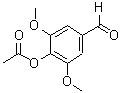 structure of CAS# 53669-33-3, 4-Acetoxy-3,5-Dimethoxybenzaldehyde;4-ACETOXY-3,5-DIMETHOXYBENZALDEHYDE 98%;4-FORMYL-2,6-DIMETHOXYPHENYL ACETATE;3,5-Dimethoxy-4-Acetoxybenzaldehyde
