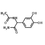 CAS#: 536754-73-1， 2-Acetamido-2-(3,4-Dihydroxyphenyl)Acetamide
