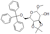 CAS#: 53685-07-7， Methyl 3,4-O-Isopropylidene-6-O-Trityl-alpha-D-Galactopyranoside