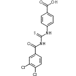 CAS#: 536981-75-6， 4-{[(3,4-Dichlorobenzoyl)Carbamothioyl]Amino}Benzoic Acid