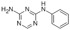 structure of CAS# 537-17-7, Amanozine;(4-Amino-S-Triazin-2-Yl)-Phenyl-Amine;Amanozine [Inn];Amanozinum