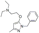 CAS 登录号：5372-17-8， 1-苄基-5-[2-(二乙基氨基)乙氧基]-3-甲基-1H-吡唑
