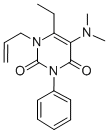 CAS 登录号：53727-43-8， 1-烯丙基-5-(二甲基氨基)-6-乙基-3-苯基尿嘧啶