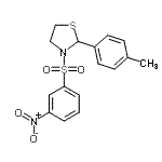 CAS#: 537678-00-5， 2-(4-Methylphenyl)-3-[(3-Nitrophenyl)Sulfonyl]-1,3-Thiazolidine