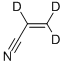 structure of CAS# 53807-26-4, Acrylonitrile (D3)