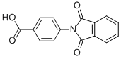structure of CAS# 5383-82-4, N-(4-Carboxyphenyl)Phthalimide;4-(1,3-Dioxoisoindolin-2-Yl)Benzoate;4-(1,3-Dioxo-2-Isoindolinyl)Benzoate;4-(1,3-Diketoisoindolin-2-Yl)Benzoate
