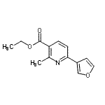 CAS#: 53913-04-5， Ethyl 6-(3-Furyl)-2-Methylnicotinate