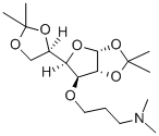 CAS#: 53914-14-0， 1,2:5,6-Di-O-Isopropylidene-3-O-(3-Dimethylaminopropyl)-alpha-D-Glucofuranose