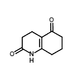 structure of CAS# 53921-72-5, 4,6,7,8-Tetrahydro-2,5(1H,3H)-Quinolinedione;1,2,3,4,5,6,7,8-Octahydroquinoline-2,5-dione;1,3,4,6,7,8-hexahydroquinoline-2,5-dione;12/5/5057