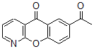 结构式 CAS# 53944-40-4, 7-乙酰基-5-氧代-5H-[1]苯并吡喃并[2,3-b]吡啶
