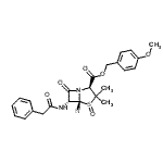 CAS#: 53956-74-4， 4-Methoxybenzyl (2S,5R,6R)-3,3-Dimethyl-7-Oxo-6-[(Phenylacetyl)Amino]-4-Thia-1-Azabicyclo[3.2.0]Heptane-2-Carboxylate 4-Oxide
