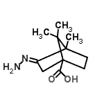 CAS#: 539807-41-5， (3E)-3-Hydrazono-4,7,7-Trimethylbicyclo[2.2.1]Heptane-1-Carboxylic Acid