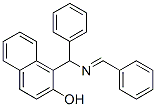 structure of CAS# 53983-76-9, 1-[(Benzylideneamino)(phenyl)methyl]-2-naphthol;1-[Phenyl-(Phenylmethyleneamino)Methyl]Naphthalen-2-Ol;1-[Phenyl-(Phenylmethyleneamino)Methyl]-2-Naphthalenol;1-[(Benzylideneamino)-Phenyl-Methyl]-2-Naphthol