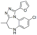 CAS#: 54028-86-3， 9-Chloro-1-(2-Furyl)-5,6-Dihydro-4-Methyl-4H-[1,2,4]Triazolo[4,3-a][1,5]Benzodiazepine
