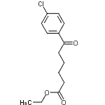 structure of CAS# 54029-05-9, Ethyl 6-(4-Chlorophenyl)-6-Oxohexanoate;Ethyl 6-(4-chlorophenyl)-6-oxohexanoate