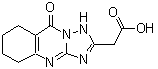 structure of CAS# 540514-18-9, (9-Oxo-1,5,6,7,8,9-Hexahydro[1,2,4]Triazolo[5,1-b]Quinazolin-2-Yl)Acetic Acid;(9-oxo-4,<wbr>5,6,7,8,9<wbr>-hexahydr<wbr>o[1,2,4]t<wbr>riazolo[5<wbr>,1-b]quin<wbr>azolin-2-<wbr>yl)acetic<wbr> acid;(9-Oxo-4,<wbr>5,6,7,8,9<wbr>-hexahydr<wbr>o-[1,2,4]<wbr>triazolo[<wbr>5,1-b]qui<wbr>nazolin-2<wbr>-yl)-acet<wbr>ic acid;(9-Oxo-4,<wbr>5,6,7,8,9<wbr>-hexahydr<wbr>o-[1,2,4]<wbr>triazolo-<wbr>[5,1-b]qu<wbr>inazolin-<wbr>2-yl)-ace<wbr>tic acid