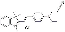 CAS#: 54060-94-5， 2-[2-[4-[(2-Cyanoethyl)Ethylamino]Phenyl]Vinyl]-1,3,3-Trimethyl-3H-Indolium Chloride