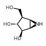 CAS#: 540776-09-8， (1R,2R,3R,4R,5R)-4-(Hydroxymethyl)-6-Azabicyclo[3.1.0]Hexane-2,3-Diol