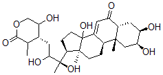 CAS 登录号：54082-42-7， 25,28-二-表-杯苋甾酮