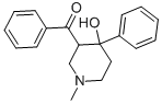 structure of CAS# 5409-66-5, (4-Hydroxy-1-Methyl-4-Phenyl-3-Piperidyl)-Phenyl-Methanone;(4-Hydroxy-1-Methyl-4-Phenyl-3-Piperidyl)-Phenyl-Methanone;(4-Hydroxy-1-Methyl-4-Phenyl-3-Piperidinyl)-Phenylmethanone;(4-Hydroxy-1-Methyl-4-Phenyl-Piperidin-3-Yl)-Phenyl-Methanone