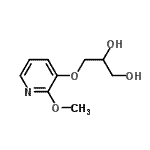 CAS#: 54126-71-5， 3-[(2-Methoxy-3-Pyridinyl)Oxy]-1,2-Propanediol