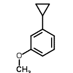CAS#: 54134-93-9， 1-Cyclopropyl-3-Methoxybenzene