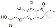 CAS#: 54196-90-6， (6,7-Dichloro-2-Ethyl-2-Methyl-1-Oxoindan-5-Yl)Oxyacetic Acid