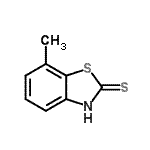 CAS#: 54237-36-4， 7-Methyl-1,3-Benzothiazole-2(3H)-Thione
