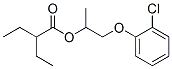 CAS 登录号：5436-74-8， 1-(2-氯苯氧基)丙-2-基 2-乙基丁酸酯