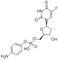 CAS#: 54397-88-5， 5-Fluoro-2'-deoxyuridine-5'-(4-aminophenyl)monophosphate