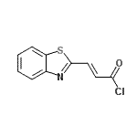 CAS 登录号：544705-56-8， (2E)-3-(1,3-苯并噻唑-2-基)丙烯酰氯
