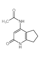 CAS 登录号：5453-91-8， N-(2-羟基-6,7-二氢-5H-环戊二烯并(b)吡啶-4-基)乙酰胺