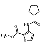 CAS#: 545341-42-2， Methyl 3-[(Cyclopentylcarbonyl)Amino]-2-Thiophenecarboxylate