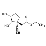 CAS#: 545363-19-7， Ethyl [(1S)-1-Ethynyl-2,3-Dihydroxycyclopentyl]Acetate