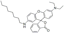 CAS#: 54574-01-5， 6'-(Diethylamino)-2'-(Octylamino)Spiro[Isobenzofuran-1(3H),9'-[9H]Xanthene]-3-One