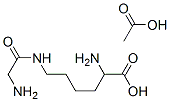 CAS 登录号：5460-54-8， 乙酸 2-氨基-6-[(2-氨基乙酰基)氨基]己酸