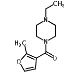 CAS#: 546081-66-7， (4-Ethyl-1-Piperazinyl)(2-Methyl-3-Furyl)Methanone